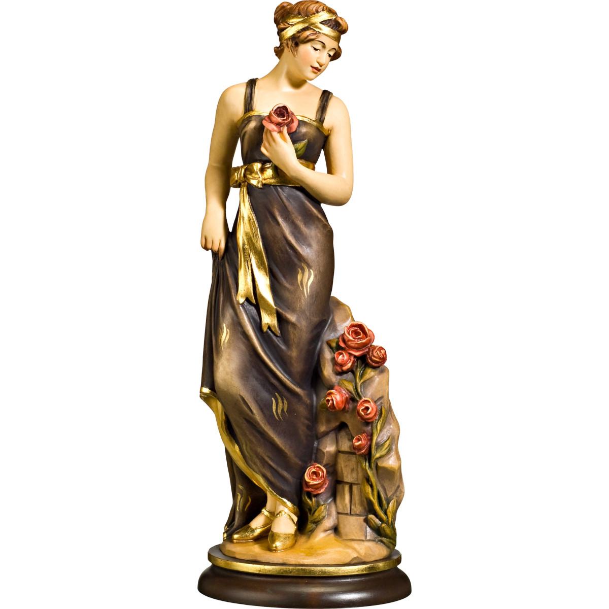 Rapariga com rosas