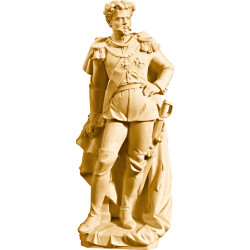 King Ludwig II of Bavaria statue in wood | Bergland