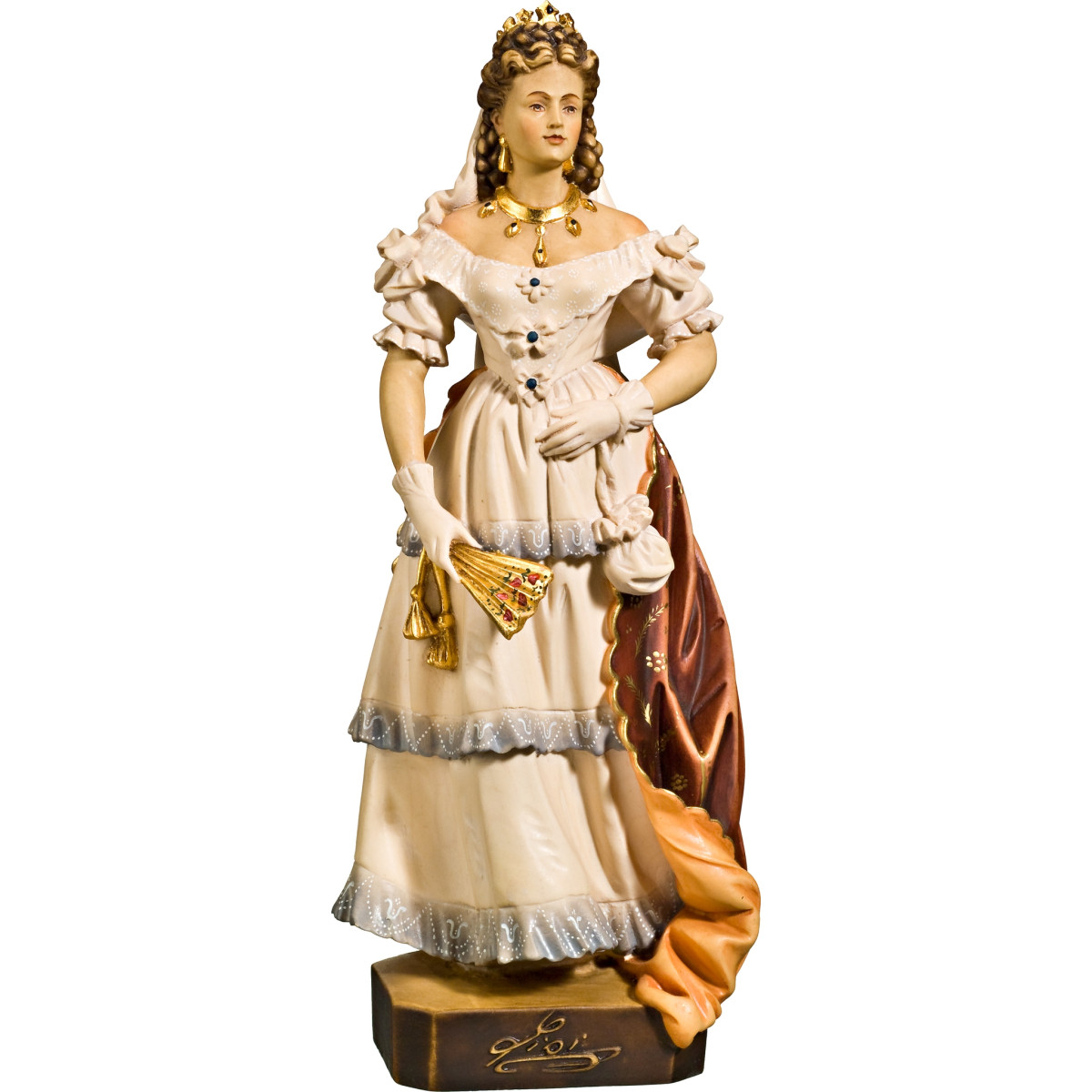 Estatua Emperatriz Isabel Sisi en madera | Bergland