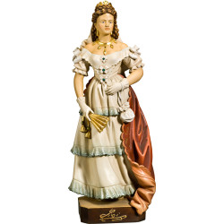 Estatua Emperatriz Isabel Sisi en madera | Bergland
