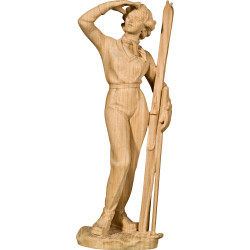 Sciatrice in legno scolpito | Bergland