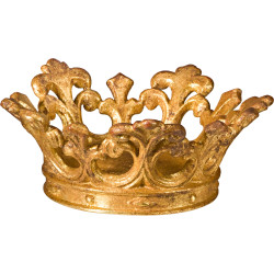 Corona in legno per statue