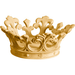 Wood crown for figures