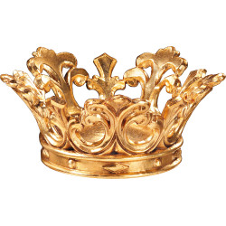 Wood crown for figures