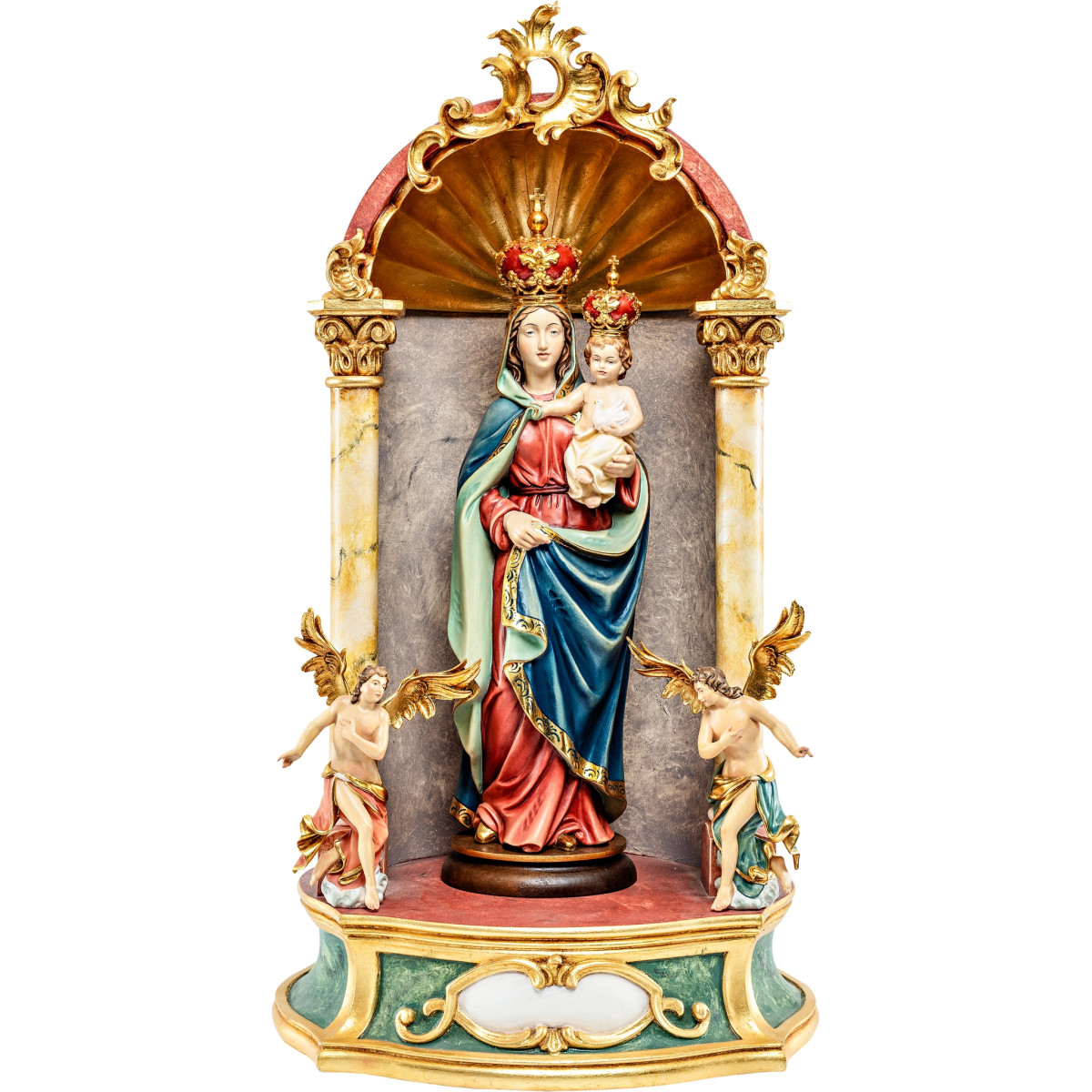 Madonna Child Dove Baroque Altar | Bergland