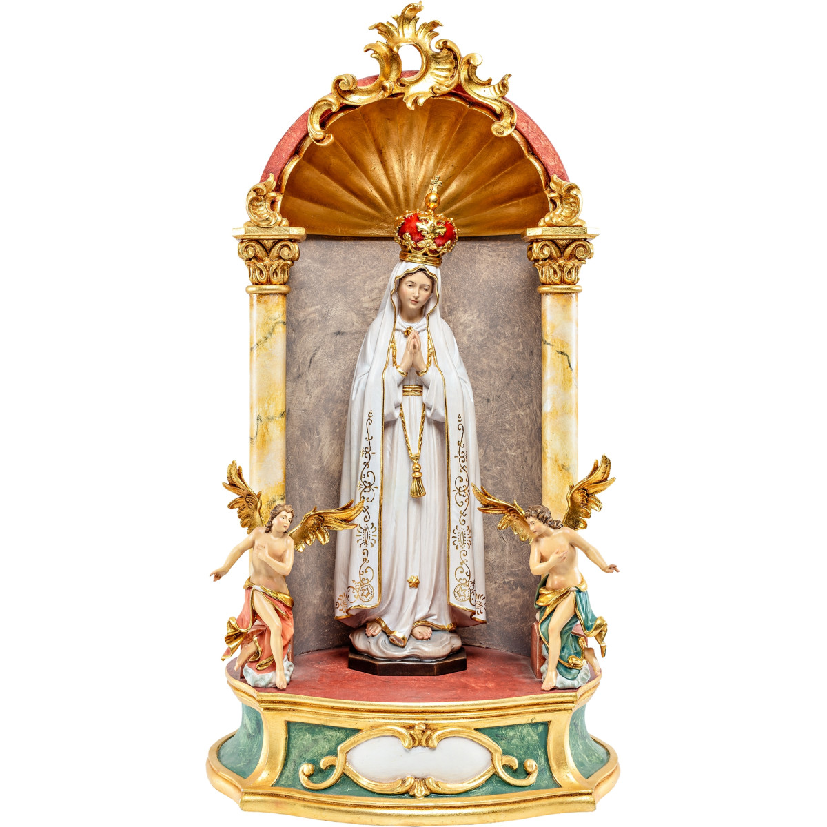 Fatima Madonna mit Holzkrone Barock | Bergland