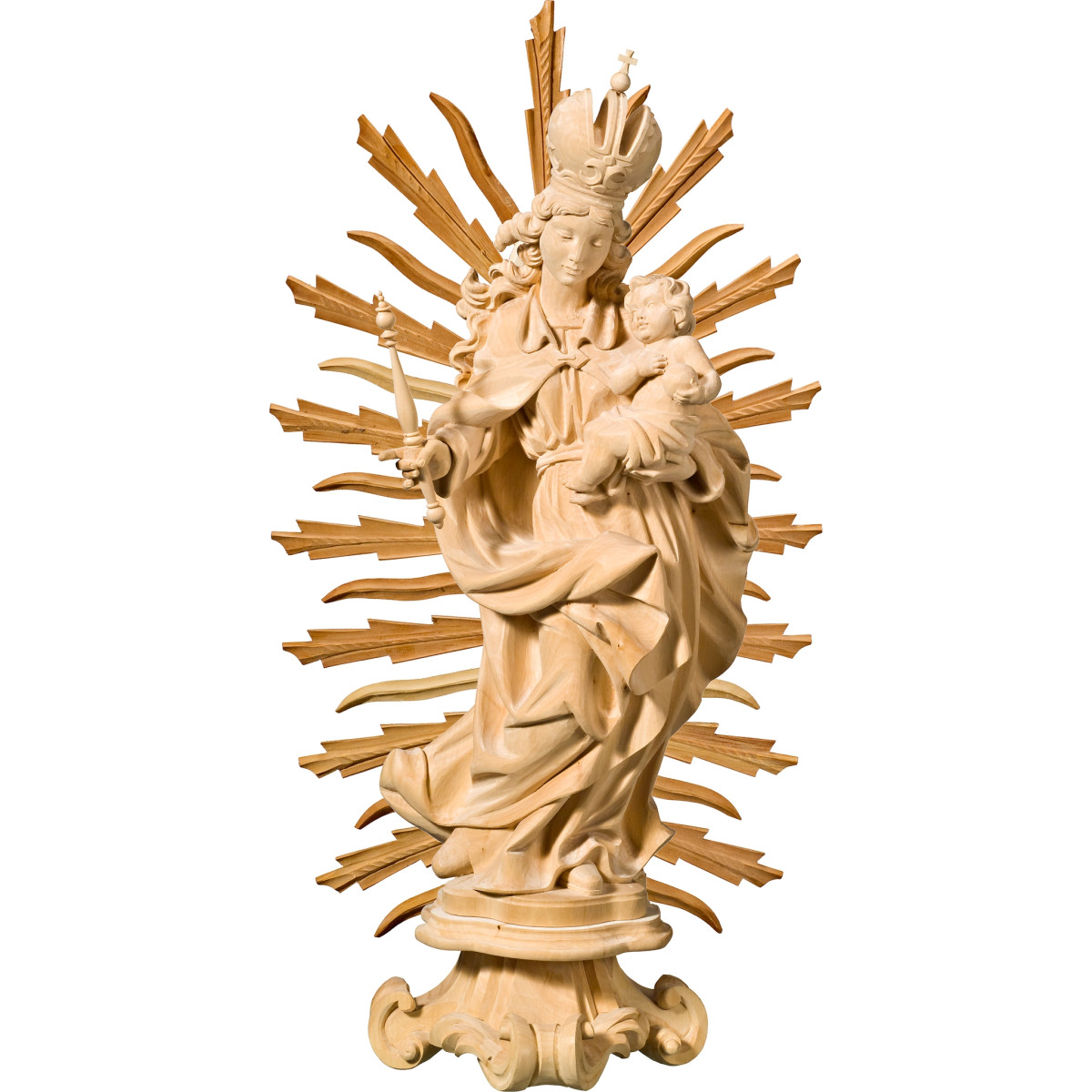 Virgen Barroca con Resplandor | Bergland