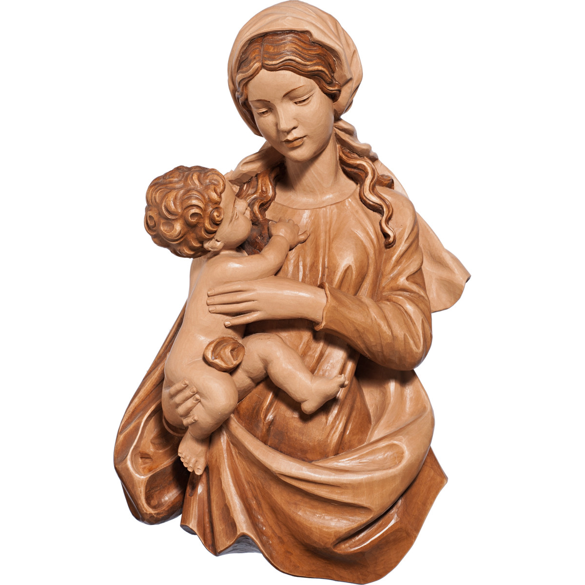 Madonna Dolomitas Relieve en Madera | Bergland