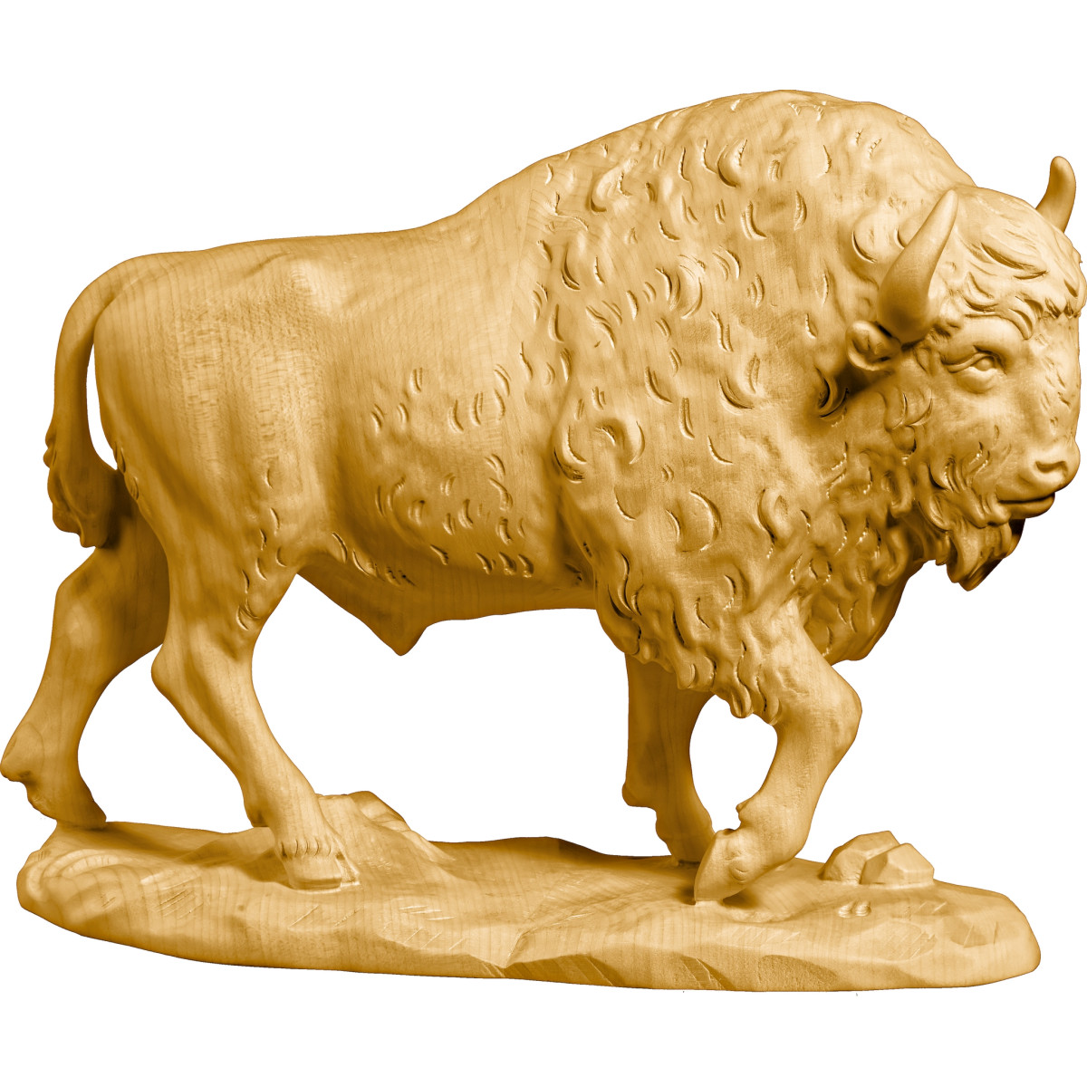 Bisonte in legno scolpito | Bergland