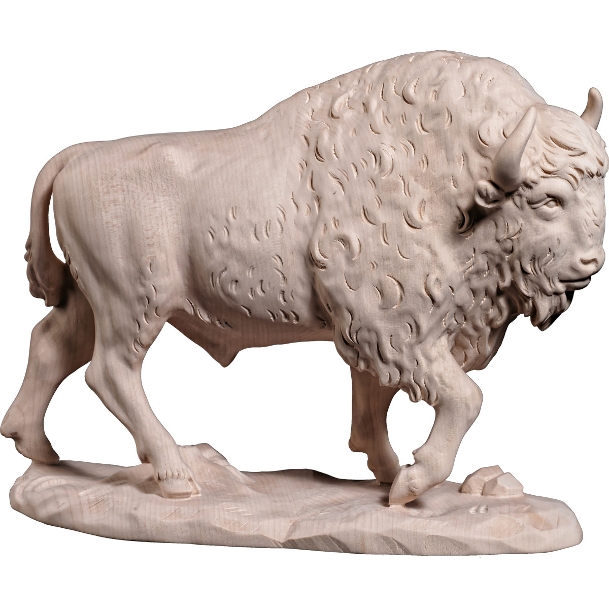 Bisonte in legno scolpito | Bergland