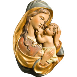 Madonna Sacun Relieve en Madera | Bergland