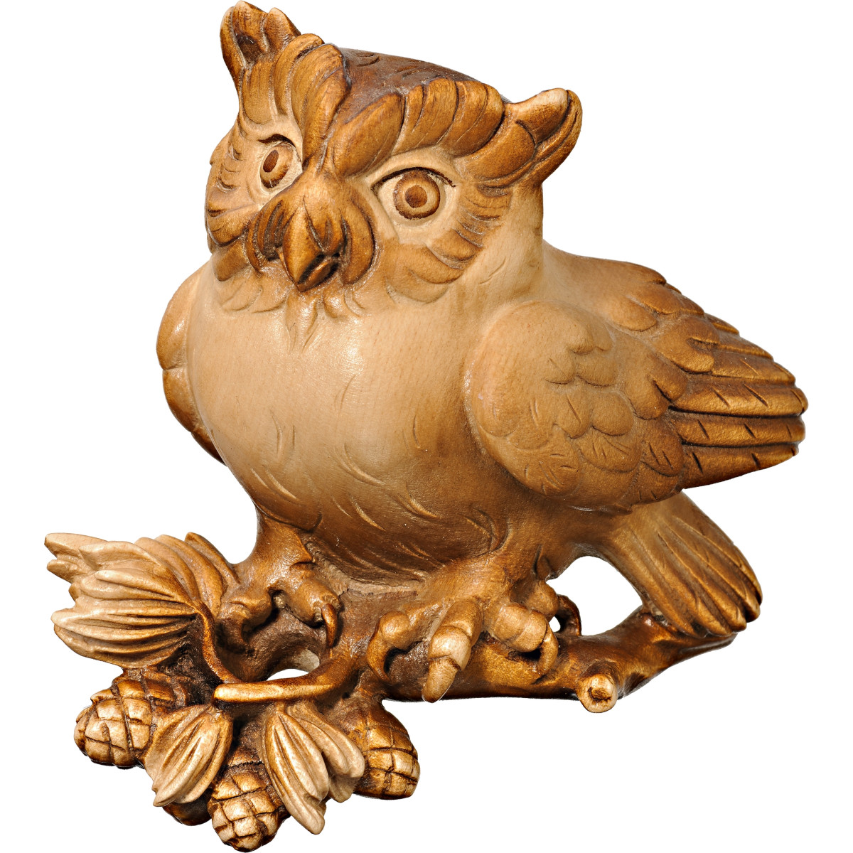 Owl on Branch Wall Sculpture | Bergland