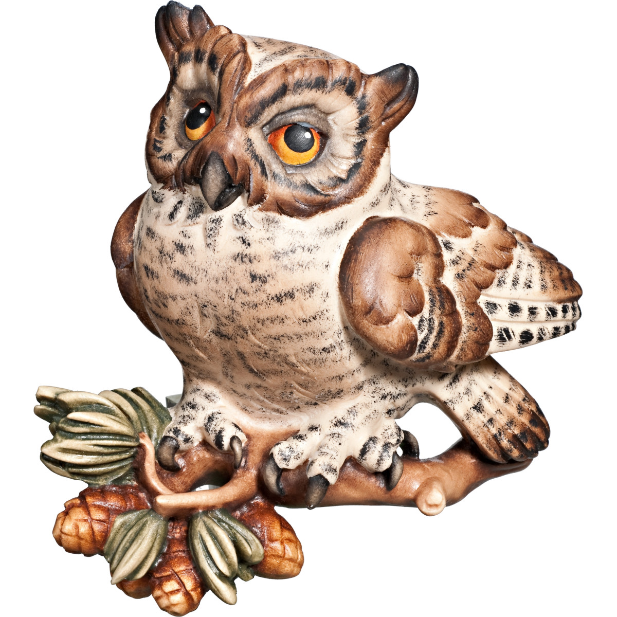 Owl on Branch Wall Sculpture | Bergland