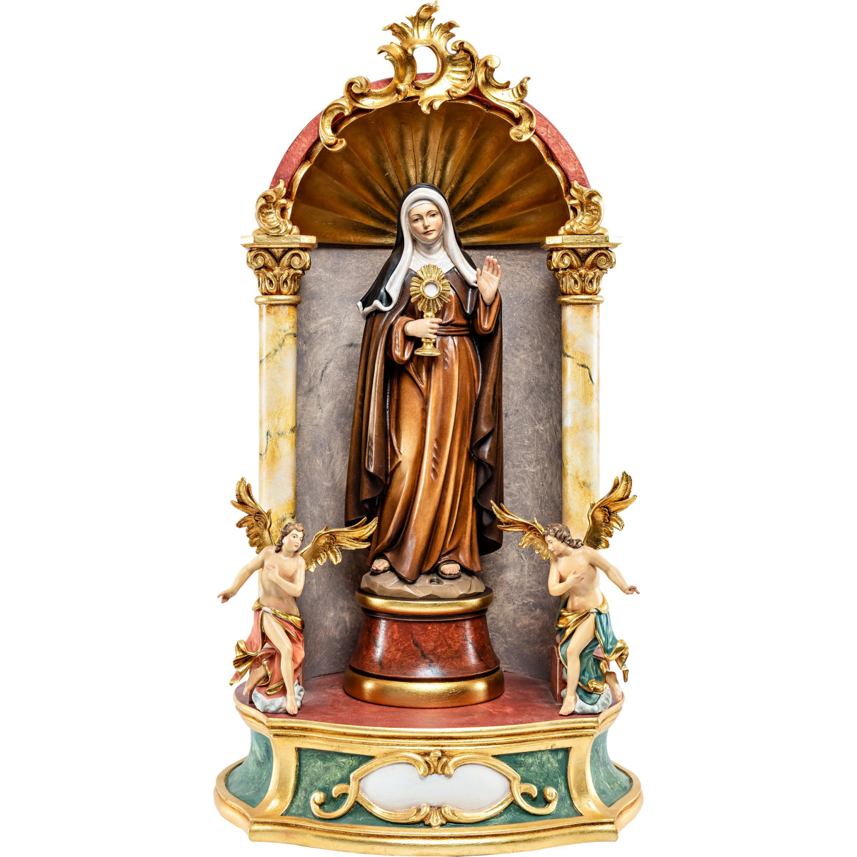 St. Clare of Assisi - Home altar baroque
