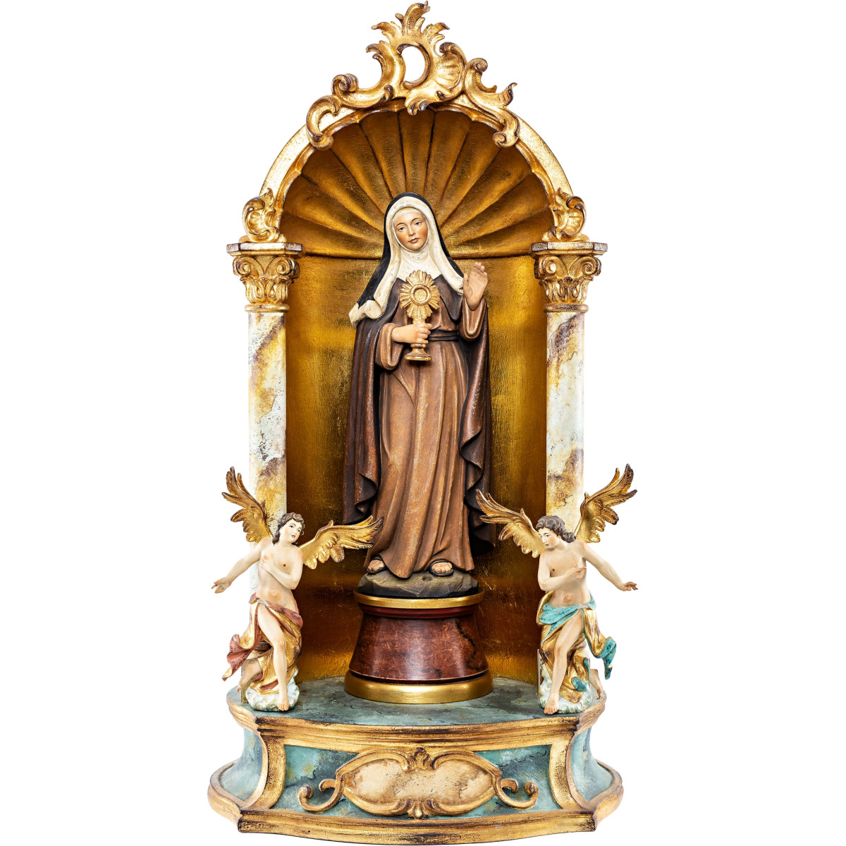 Santa Clara de Assis - Altar caseiro barroco