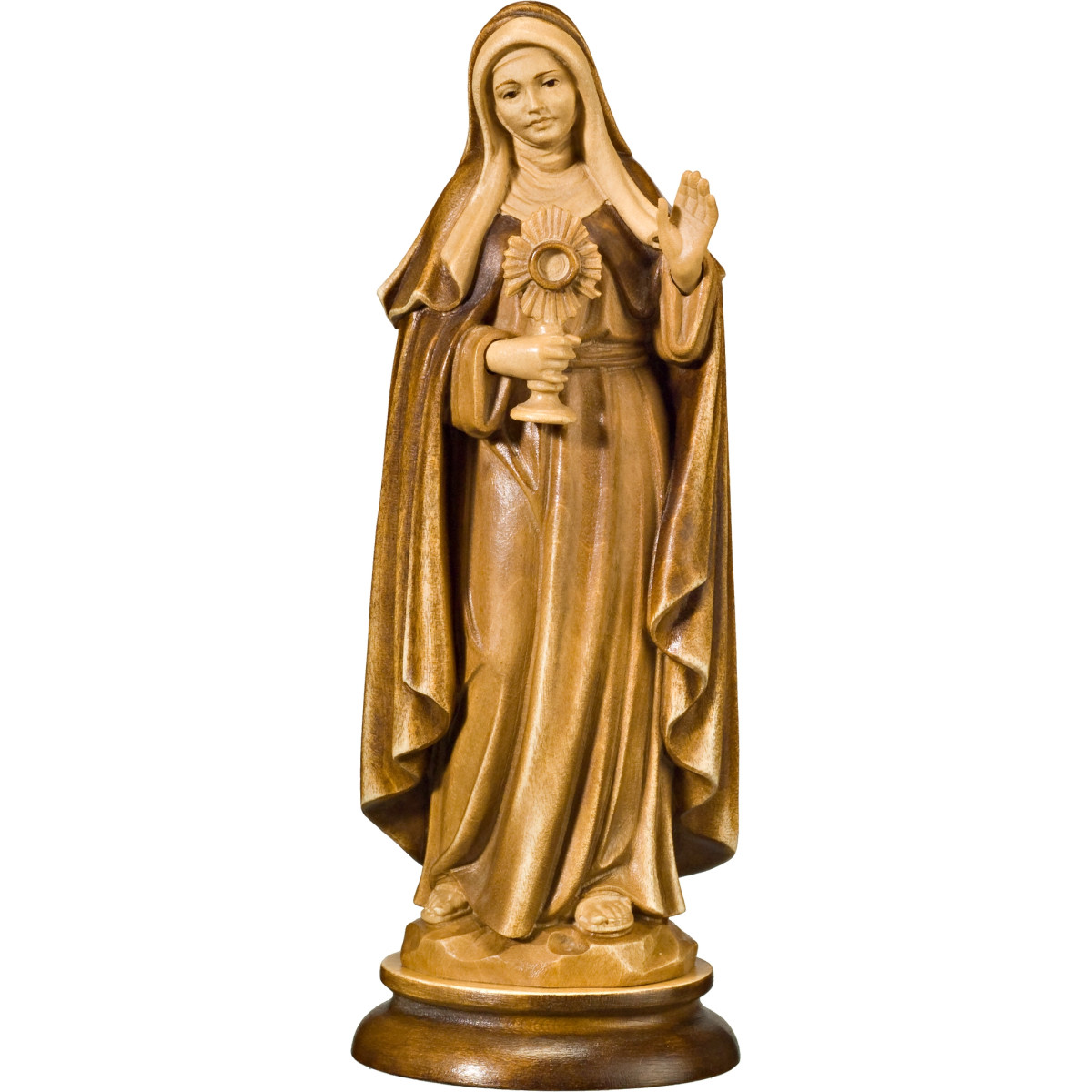 Santa Chiara d’Assisi – Statua in legno scolpito