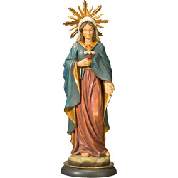 Immaculate Heart of Mary Statues – Sacred Wood Art from Val Gardena