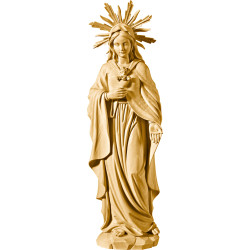 Esculturas do Coração Imaculado de Maria – Arte sacra em madeira