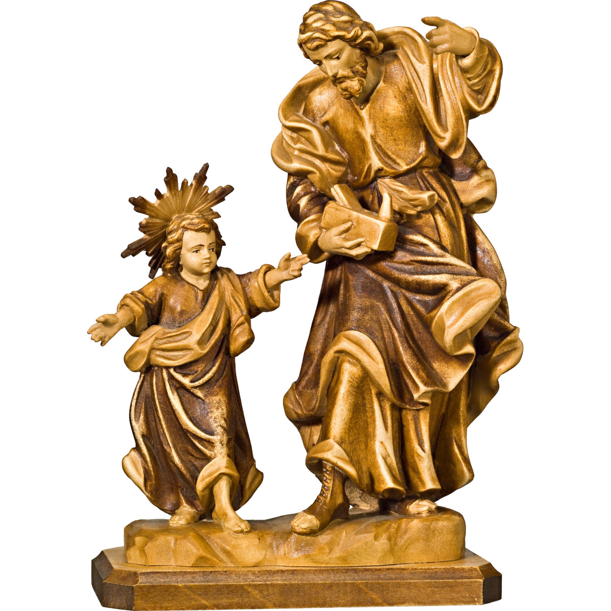 S. Giuseppe e Gesù Infante in legno | Bergland