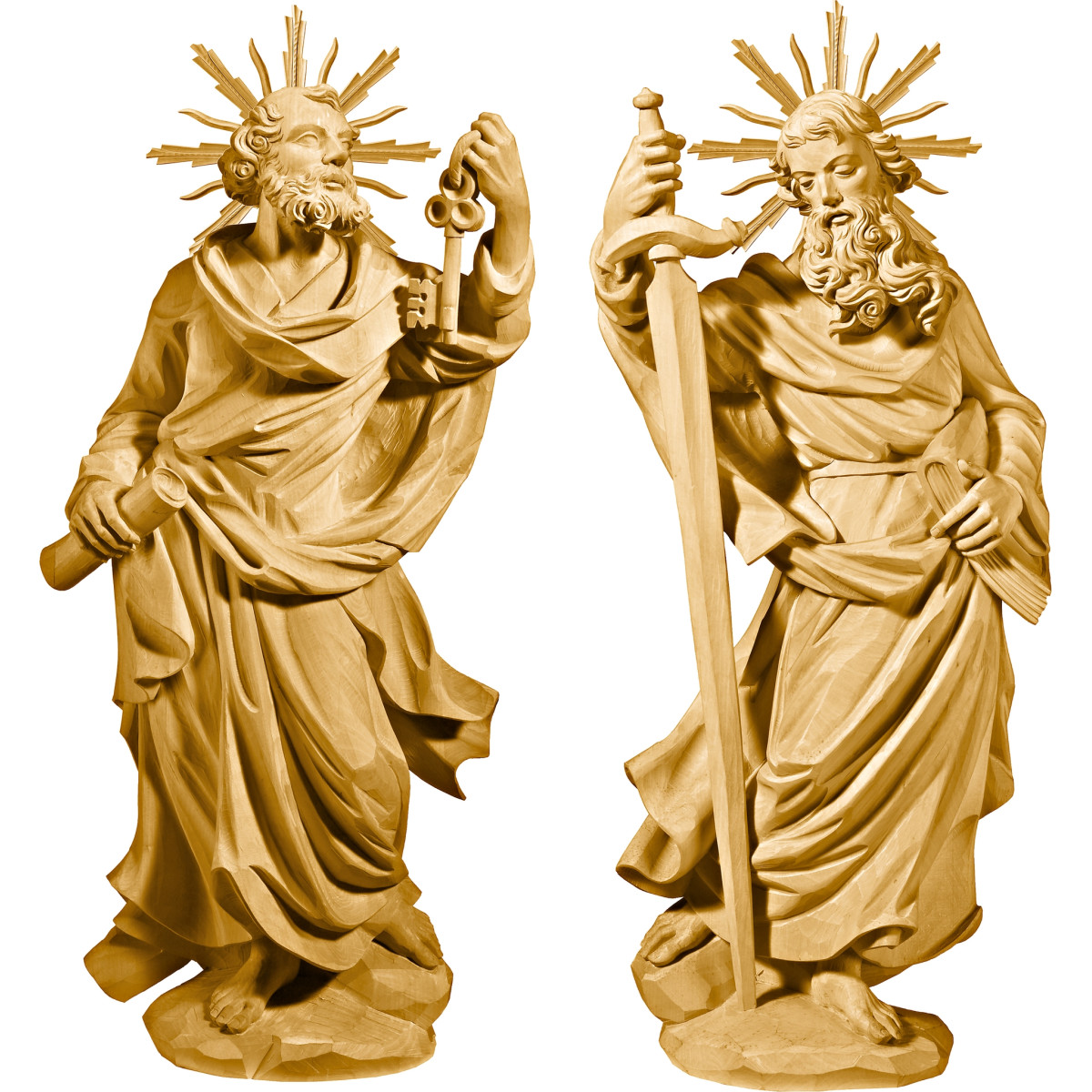 St. Peter and St. Paul with aureole