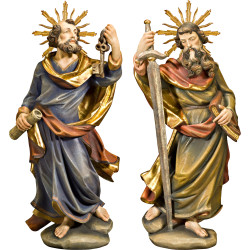 São Pedro e S. Paulo com auréola