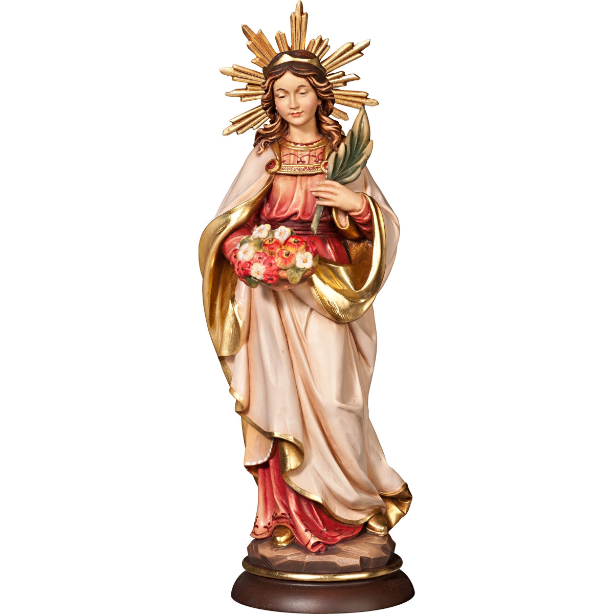 Santa Dorotea con aureola