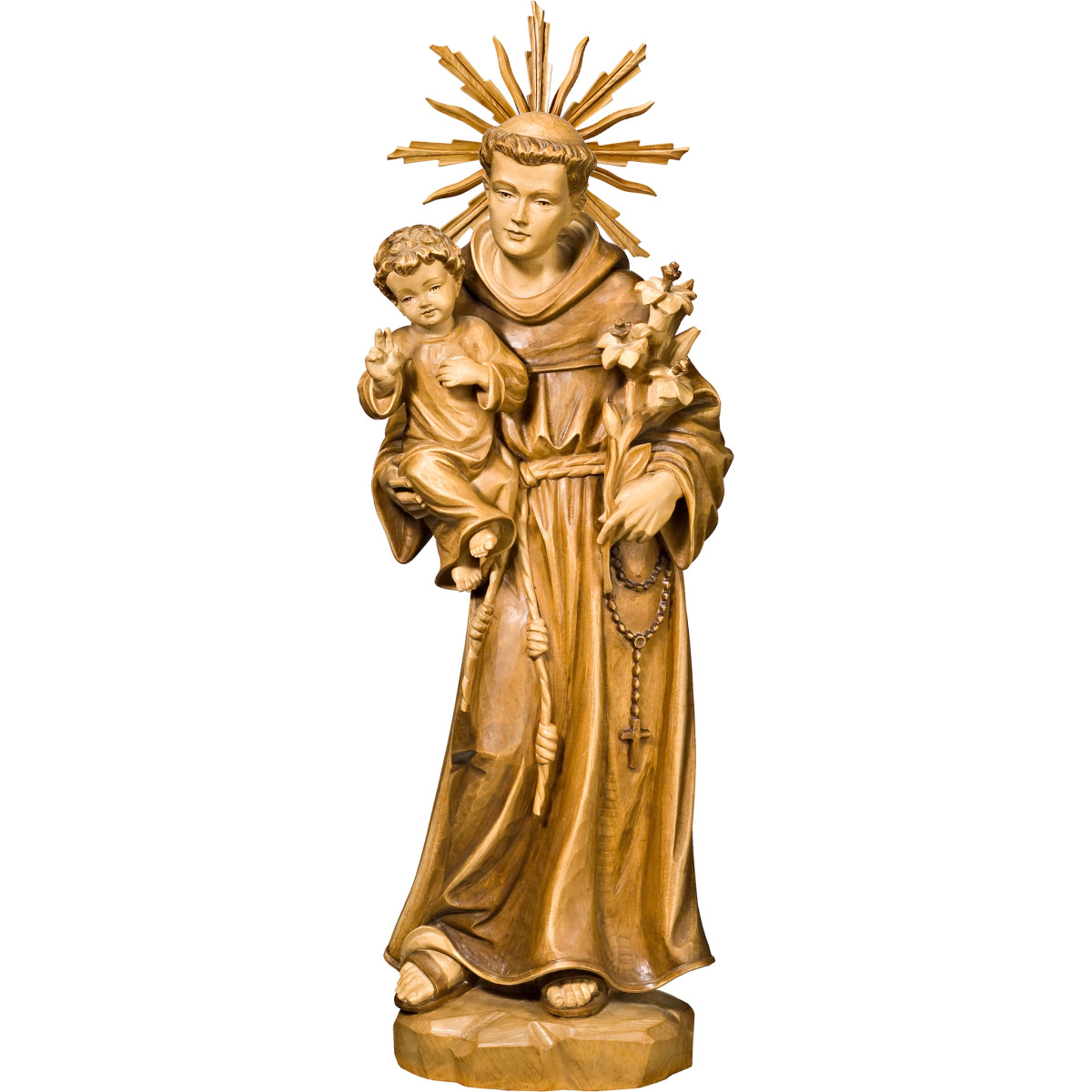 São Antonio com auréola