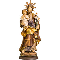 San José con Niño Jesús y aureola