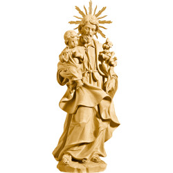 São José com o Menino Jesus e auréola