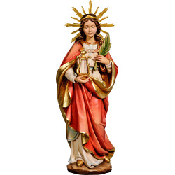 Santa Cecilia com auréola