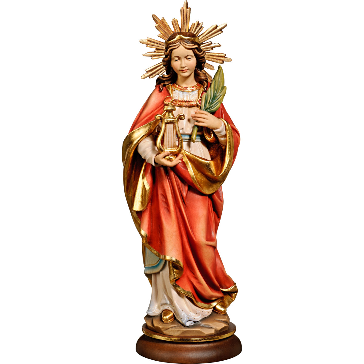 Santa Cecilia com auréola