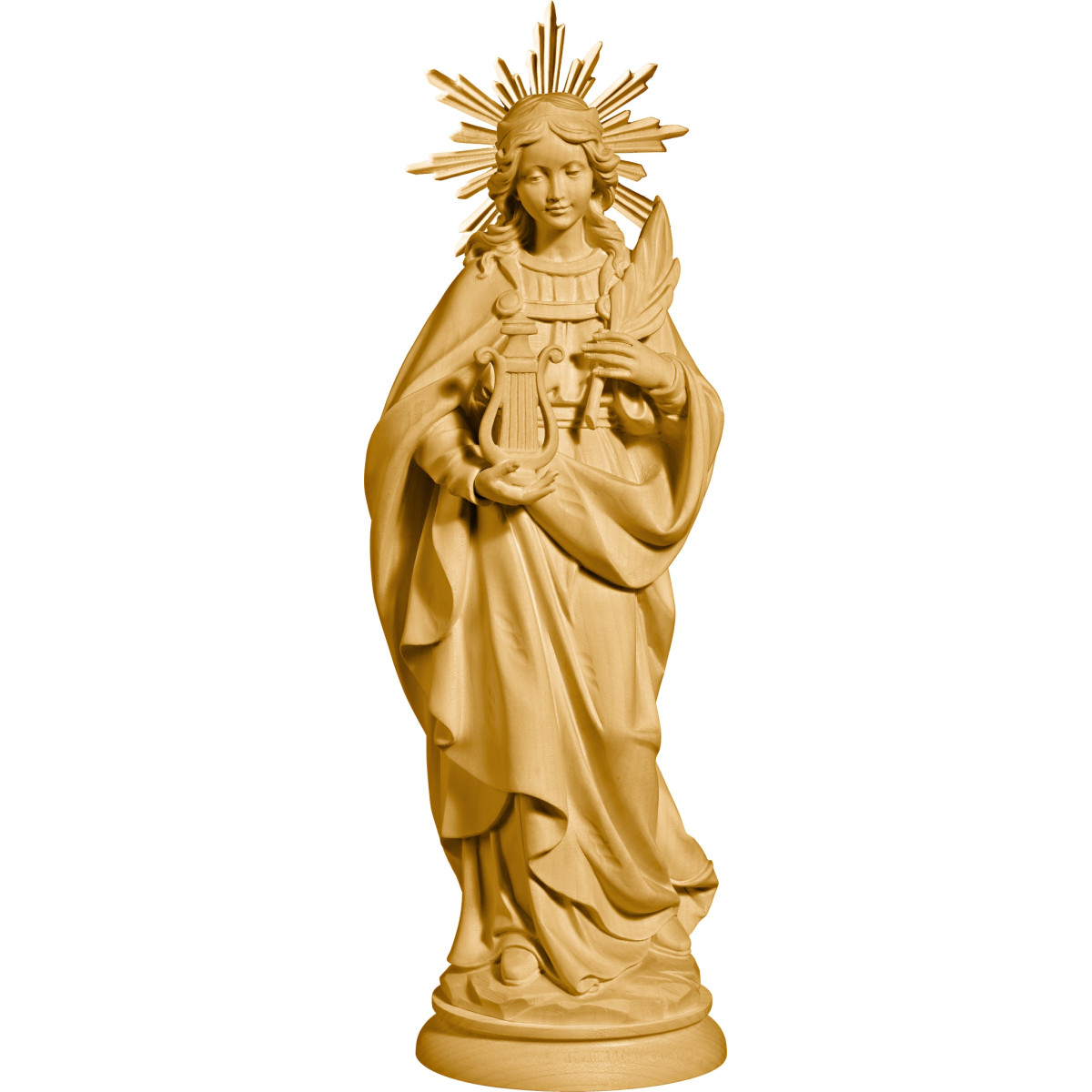 Santa Cecilia com auréola