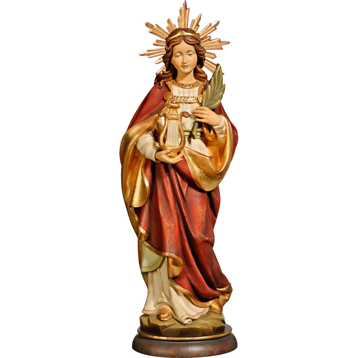 St. Cecilia with aureole
