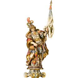St. Florian baroque on pedestal