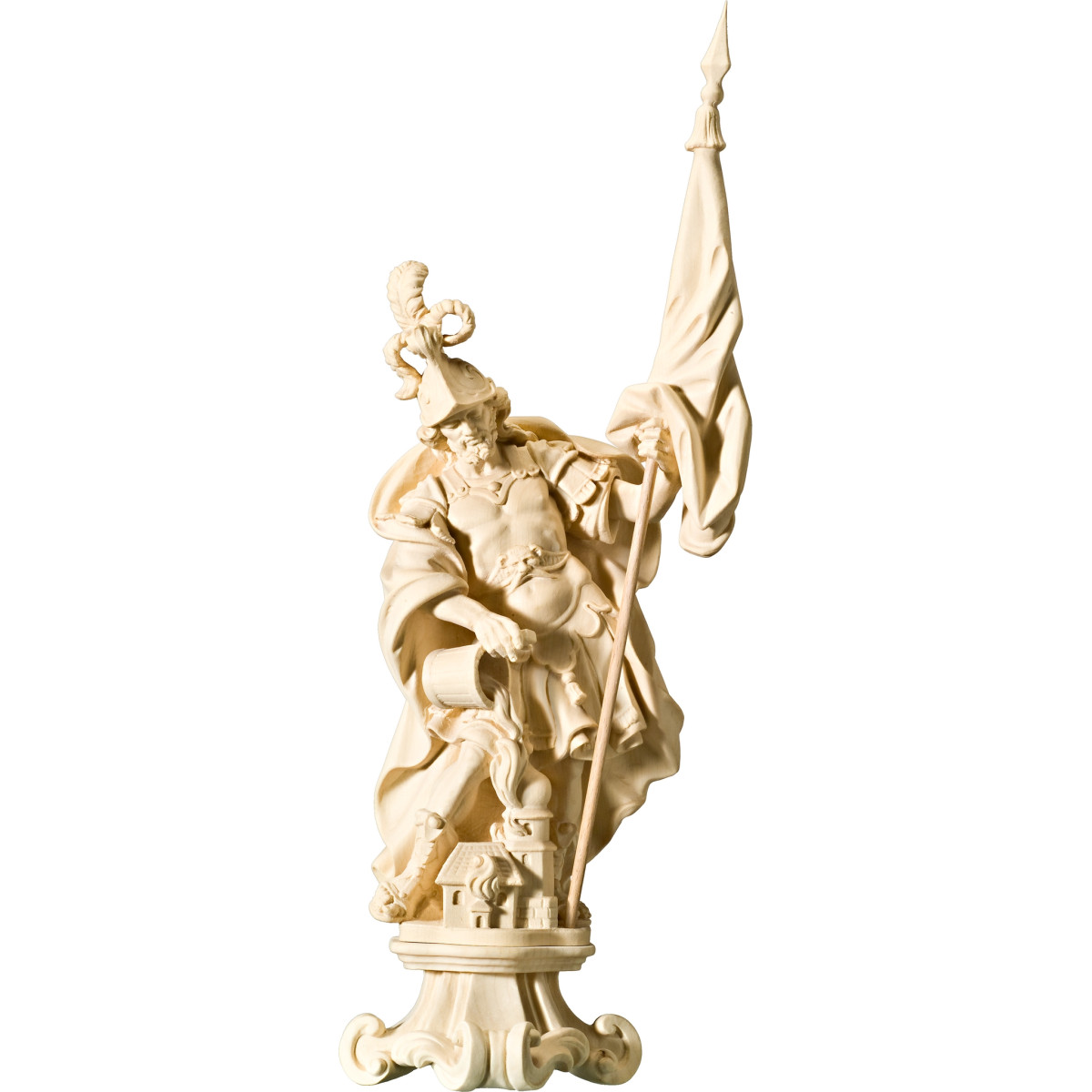 Hl. Florian barock auf Standkonsole