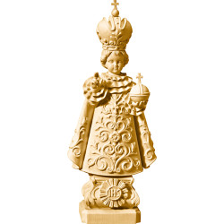 Gesù Bambino di Praga in legno scolpito a mano | Bergland Shop