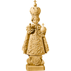 Menino Jesus de Praga em madeira esculpido à mão | Bergland Shop