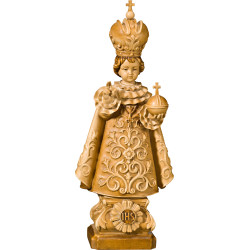Infant Jesus of Prague in hand-carved wood | Bergland Shop