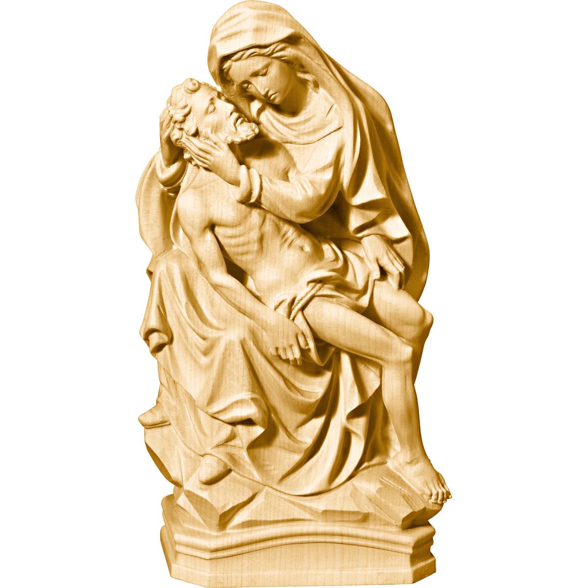 Pietà in legno scolpito | Bergland