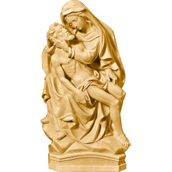 Pietà em madeira esculpida | Bergland