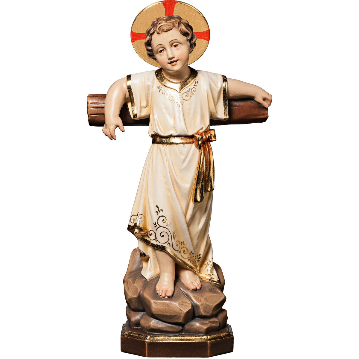 Gesù Bambino con croce e aureola