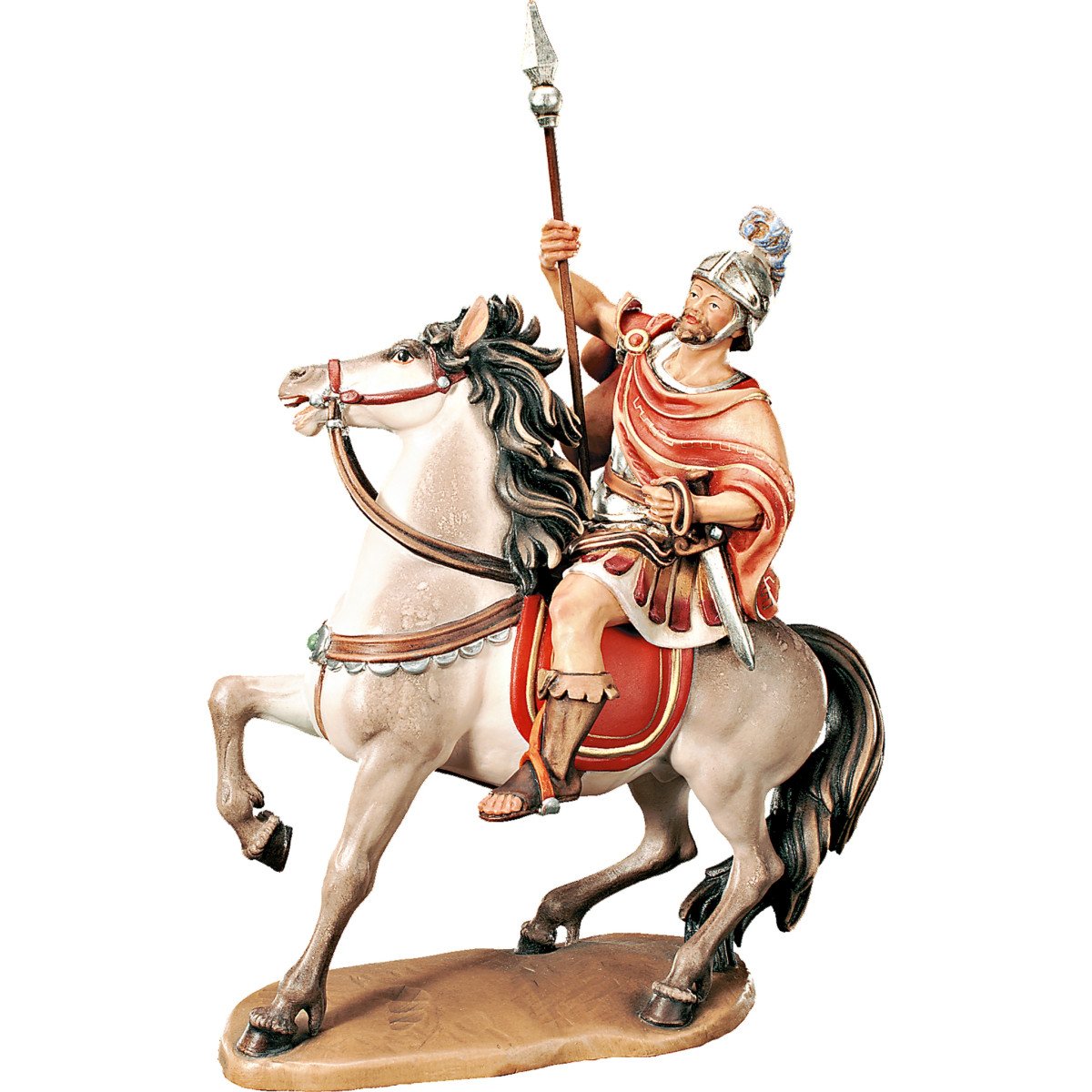 São Longino a cavalo com base | Bergland
