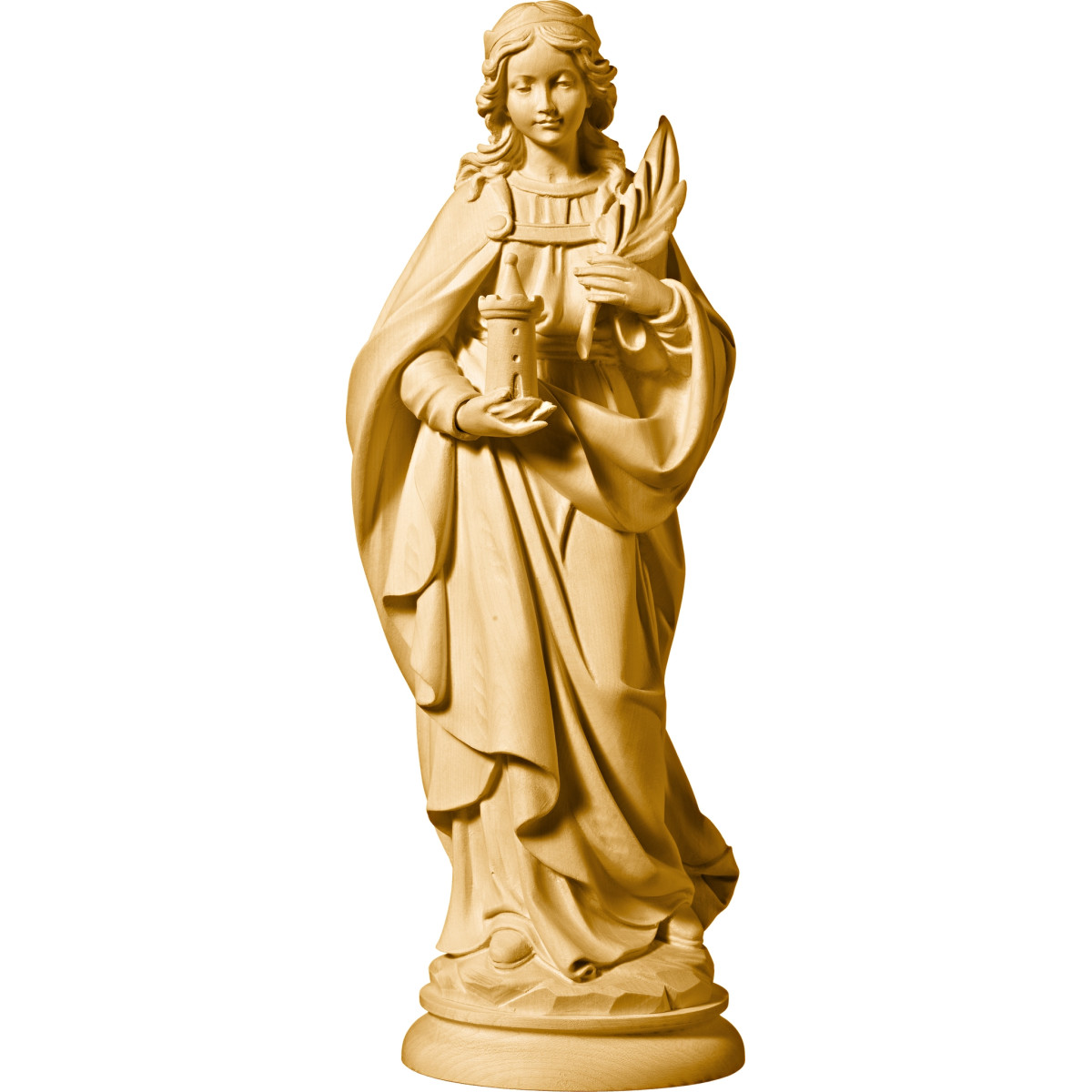 Saint Barbara – Religious Wood Statues of the Patron Saint