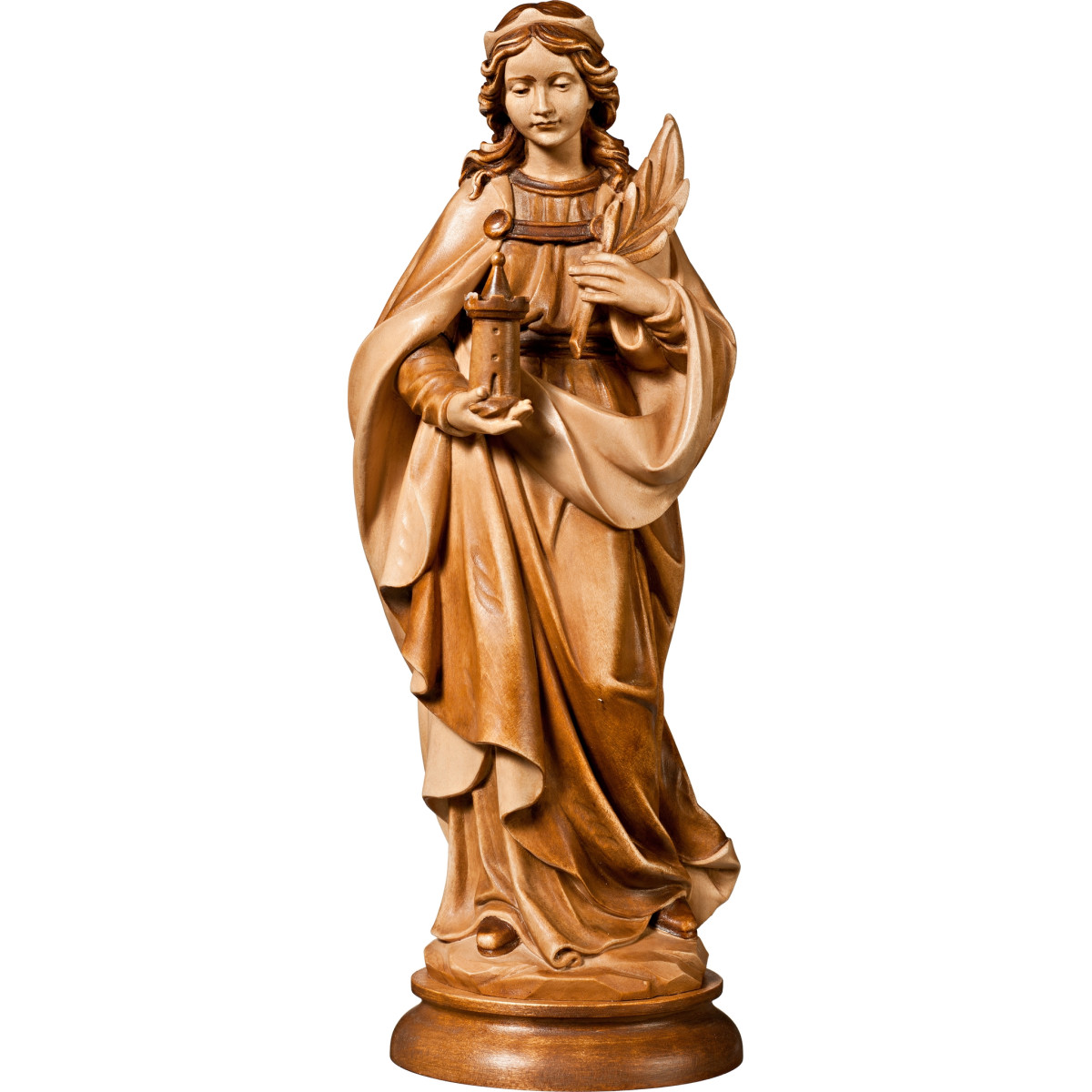 Saint Barbara – Religious Wood Statues of the Patron Saint