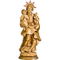 San José con Niño Jesús y aureola
