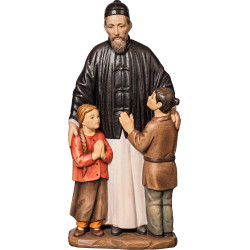 São José Freinademetz com meninos