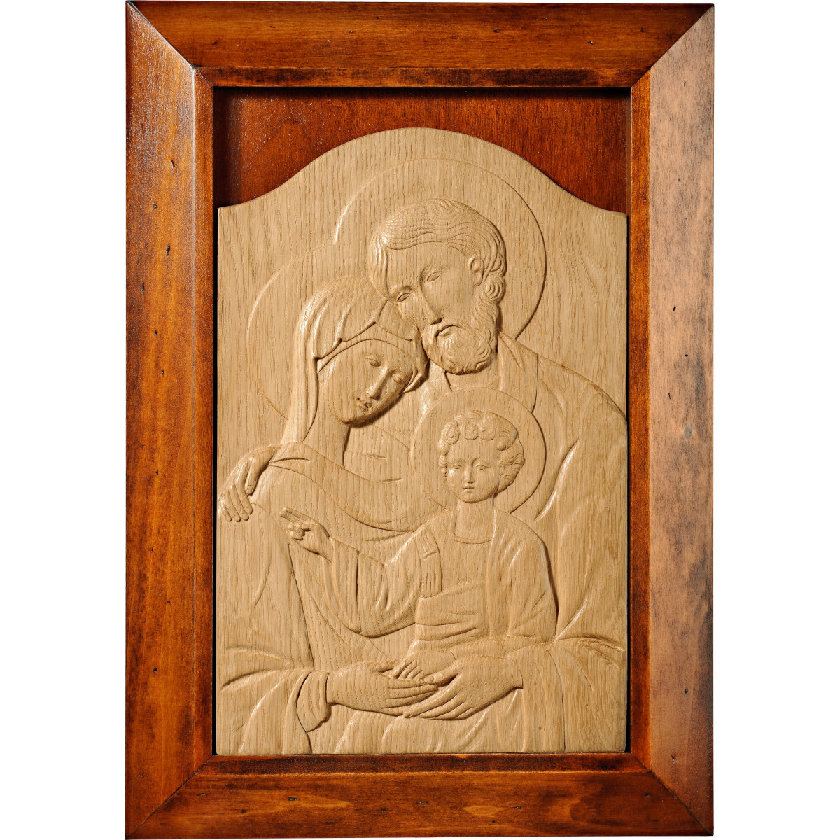 Icon Holy Family Byzantine with frame