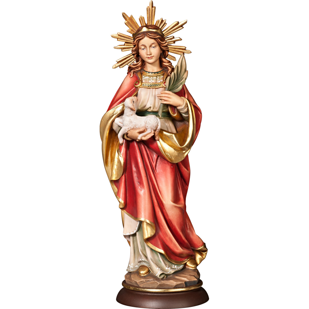 St. Agnes with aureole