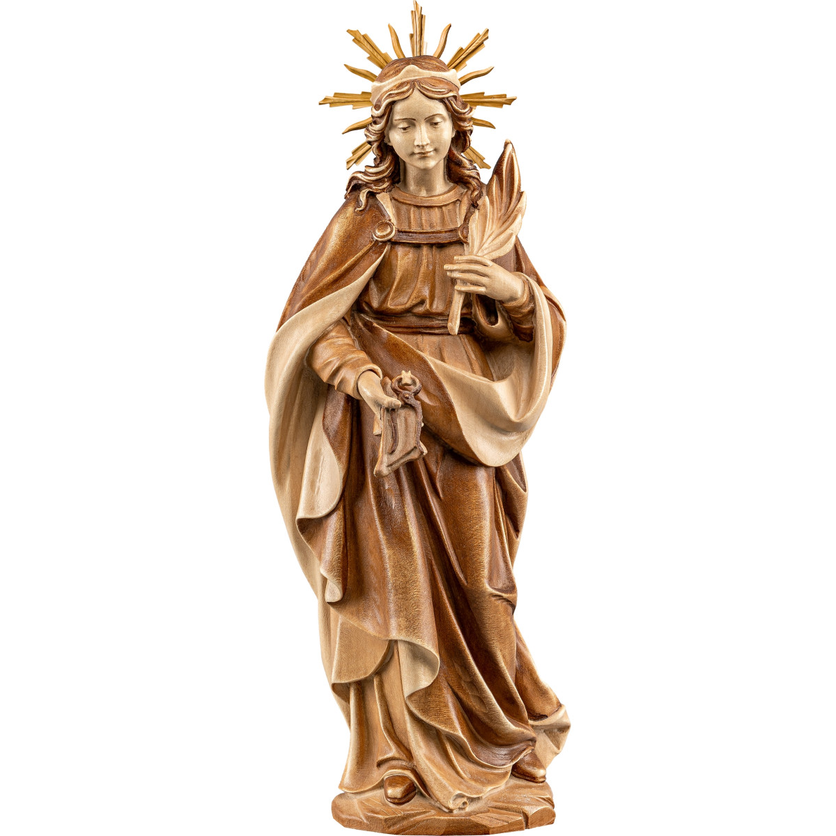 Santa Apolonia de Alejandría con aureola