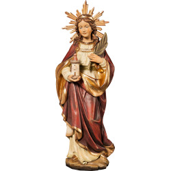St. Barbara with aureole